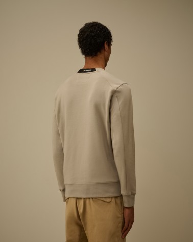 Sweat Diagonal Raised Fleece Crewneck Lens Cp company Cp company - 13