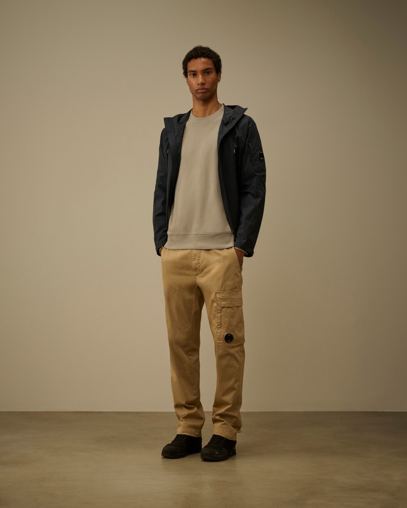 Sweat Diagonal Raised Fleece Crewneck Lens Cp company Cp company - 16