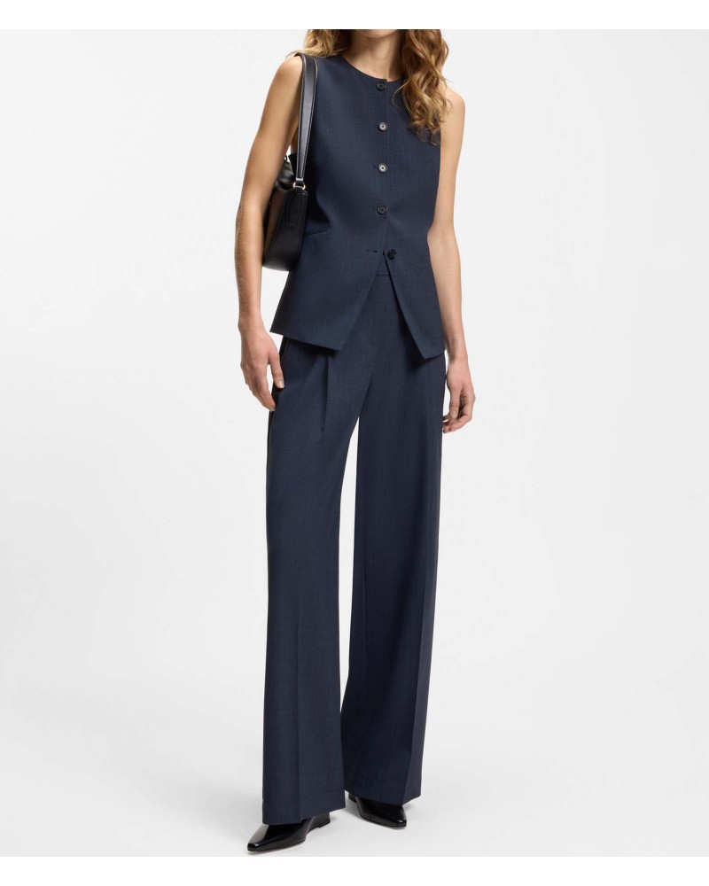 Gilet slim BOSS Juleran en laine vierge BOSS - 1