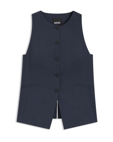 Gilet slim BOSS Juleran en laine vierge BOSS - 6