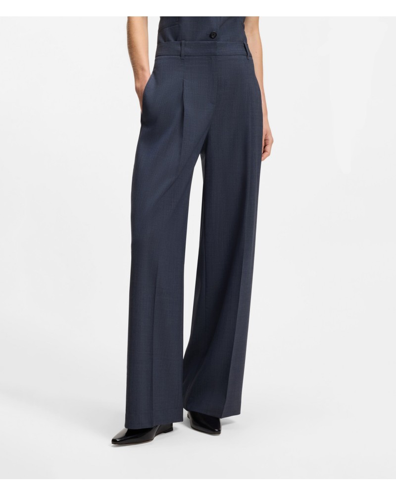 Pantalon BOSS Tiana4 regular en laine vierge BOSS - 1