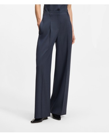 Pantalon BOSS Tiana4 regular en laine vierge BOSS - 1