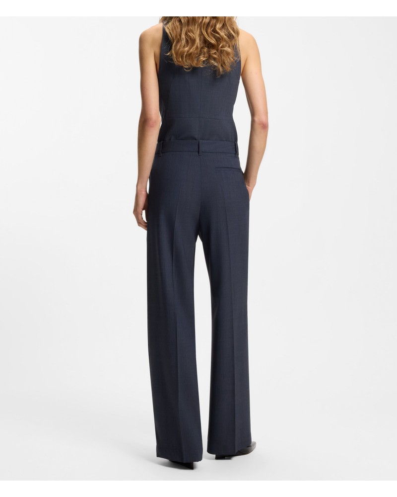 Pantalon BOSS Tiana4 regular en laine vierge BOSS - 3