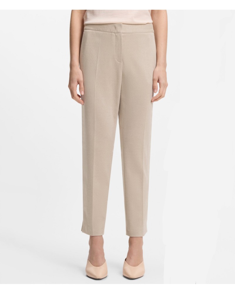 Pantalon slim BOSS Tapria-Crop4 en jersey stretch infroissable BOSS - 1