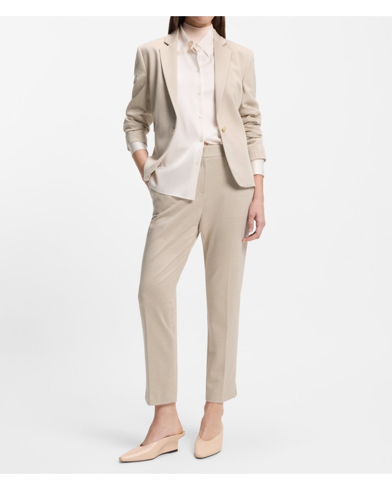 Pantalon slim BOSS Tapria-Crop4 en jersey stretch infroissable BOSS - 2