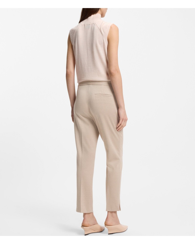 Pantalon slim BOSS Tapria-Crop4 en jersey stretch infroissable BOSS - 3