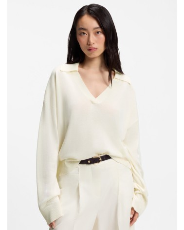 Pull relaxed BOSS C_Fiaffisa col ouvert BOSS - 1