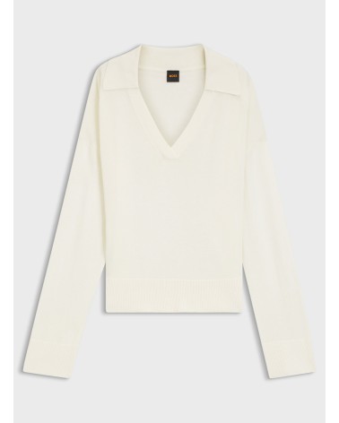 Pull relaxed BOSS C_Fiaffisa col ouvert BOSS - 4