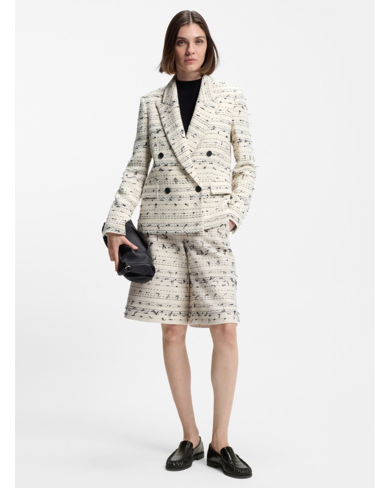 Blazer BOSS Jaleto9 regular en tweed croisé BOSS - 2