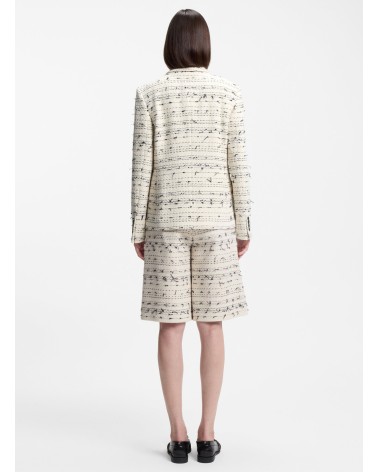 Blazer BOSS Jaleto9 regular en tweed croisé BOSS - 3