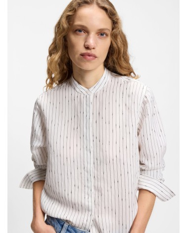 Chemisier BOSS Bertyna_Monday regular rayé BOSS - 4