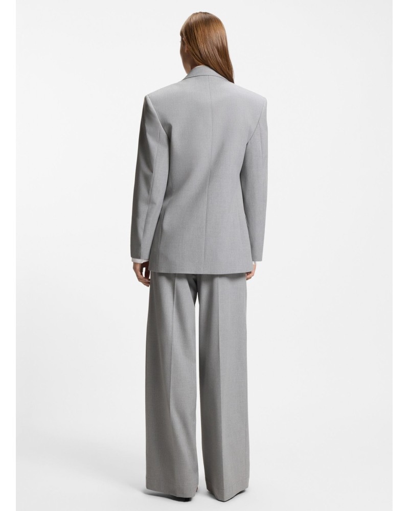 Veste relaxed HUGO Antegi croisée, broche fleur émail HUGO - 3