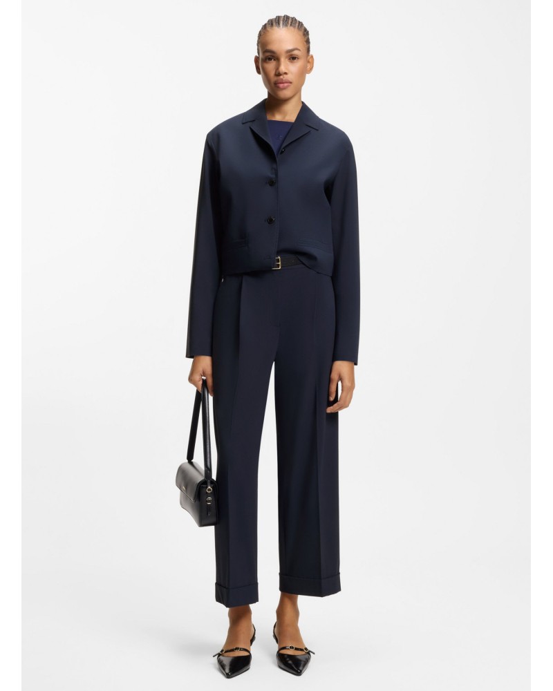 Blazer cropped HUGO Ambrasa relaxed en tissu stretch HUGO - 2