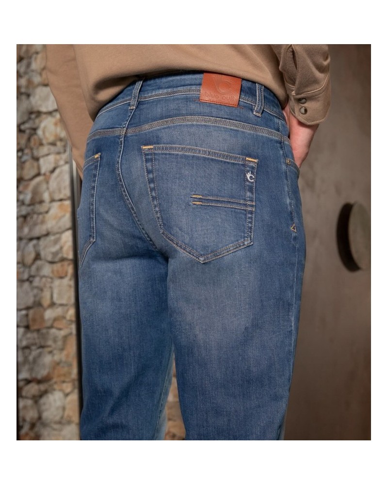 Jean Plume Ecoresponsable - Bleu Blue cult - 4