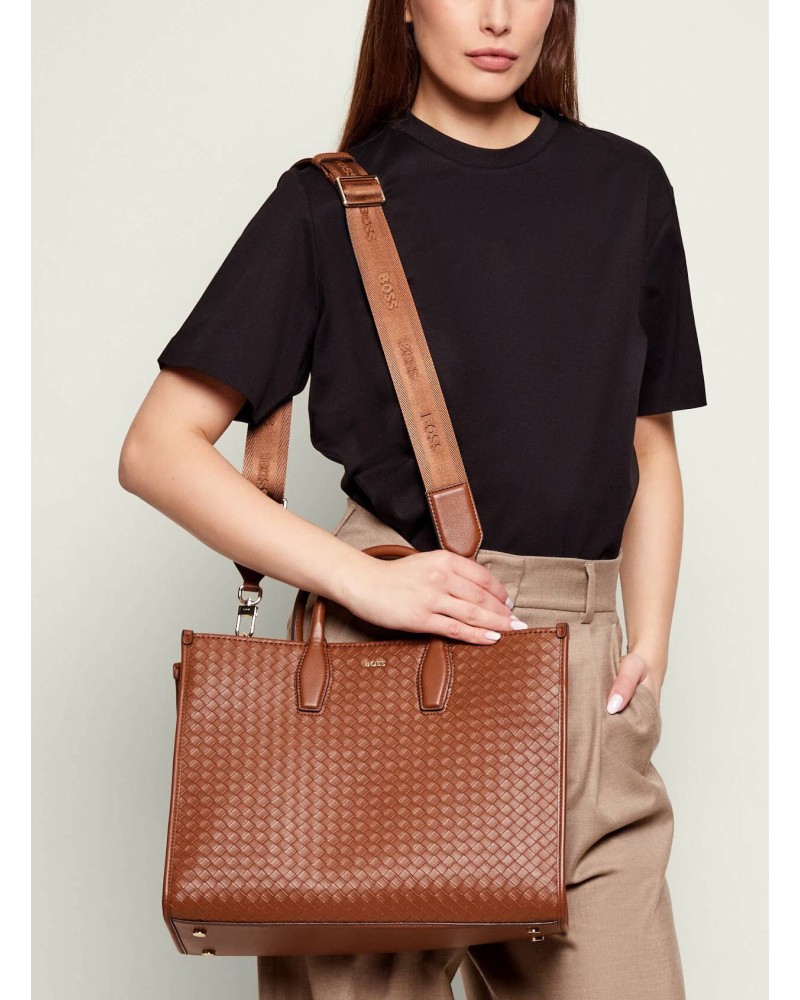 Cabas BOSS Sandy Tote SQ structuré, bandoulière amovible BOSS - 3