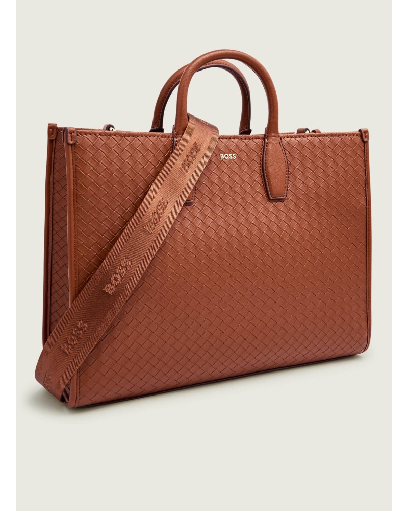 Cabas BOSS Sandy Tote SQ structuré, bandoulière amovible BOSS - 5