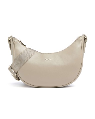Sac bandoulière BOSS Sandy Halfmoon zippé en simili cuir BOSS - 1