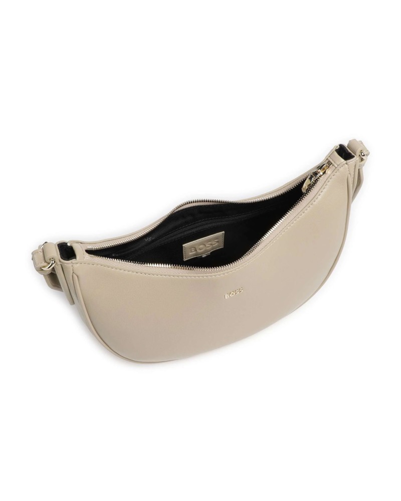 Sac bandoulière BOSS Sandy Halfmoon zippé en simili cuir BOSS - 5