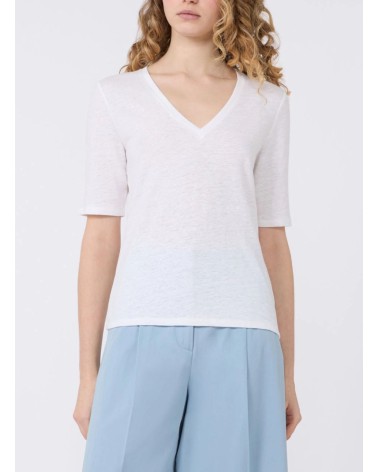 T-shirt lin stretch Weekend Max Mara Opzione col V WEEKEND MAX MARA - 2