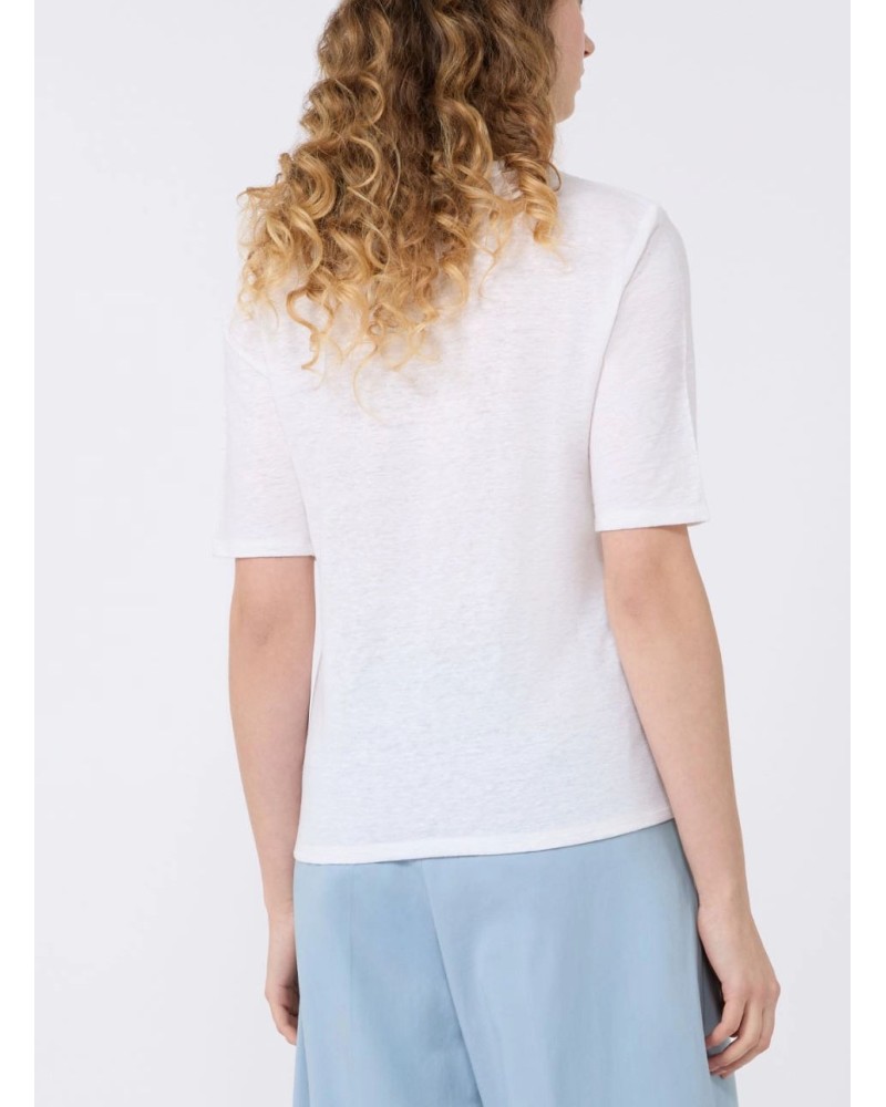 T-shirt lin stretch Weekend Max Mara Opzione col V WEEKEND MAX MARA - 3