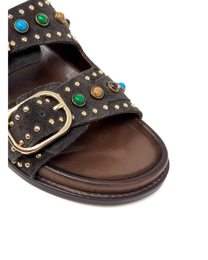 Sandales plates Bibi Lou Linder daim BIBI LOU - 5