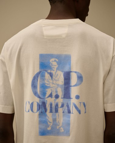 T-shirt Cp company Jersey Comfort Logo Cp company - 5
