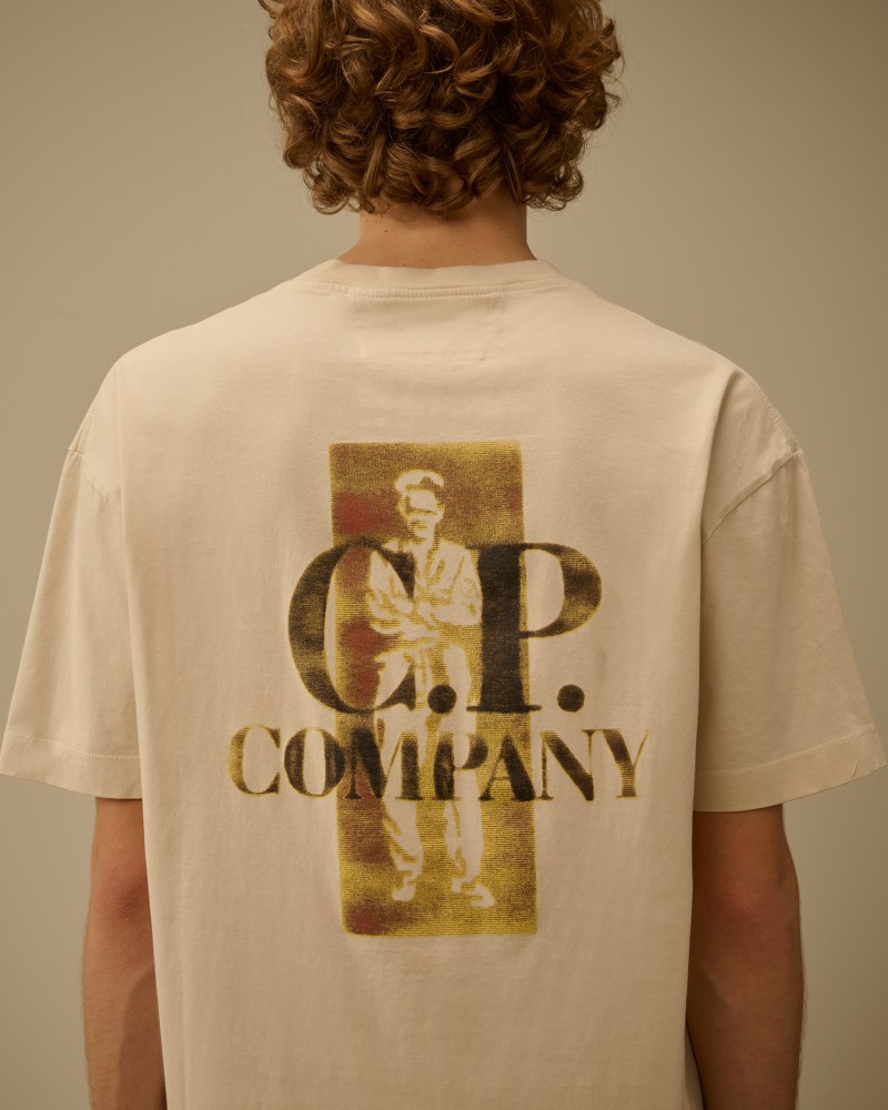 T-shirt Cp company Jersey Comfort Logo Cp company - 10
