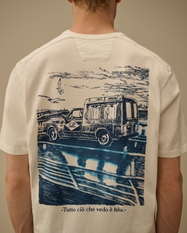 T-shirt Cp company Compact 20/1 Jersey Short Sleeve Logo Cp company - 6