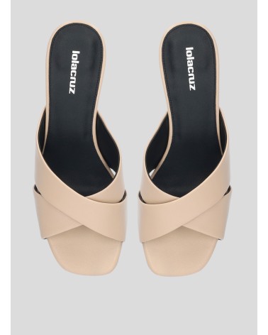 Mules Lola Cruz Charlotte 45 cuir talon LOLA CRUZ - 4