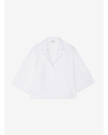 Chemise courte OTTOD'AME style bowling coton texturé Ottod'Ame - 5