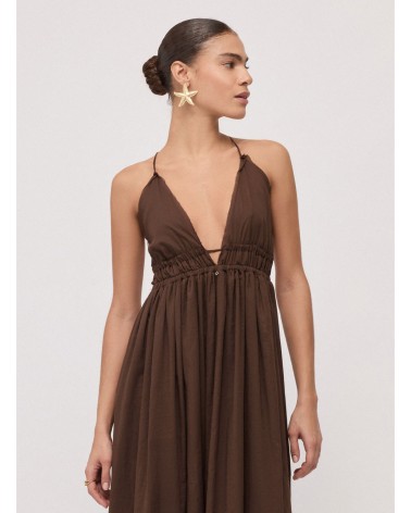 Robe longue OTTOD'AME coton maxi dos croisé Ottod'Ame - 2