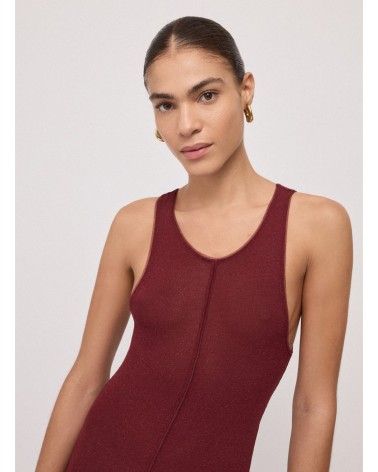 Robe longue Ottod’Ame en viscose et lin femme Ottod'Ame - 4