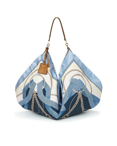 Sac foulard LIU JO moyen en satin imprimé LIU JO - 1