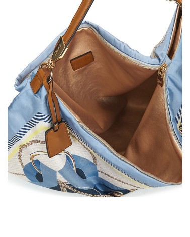 Sac foulard LIU JO moyen en satin imprimé LIU JO - 3