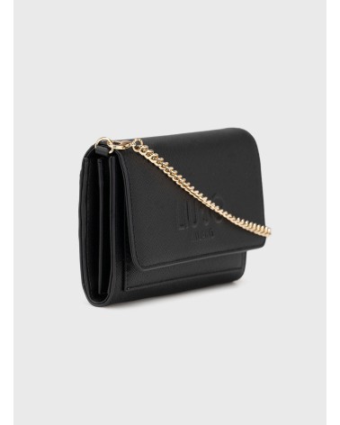 Pochette LIU JO imprimé Saffiano avec bandoulière chaine LIU JO - 4
