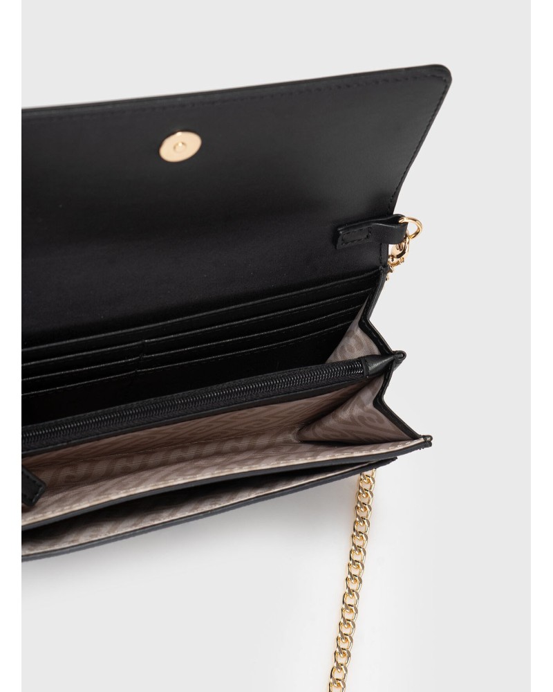 Pochette LIU JO imprimé Saffiano avec bandoulière chaine LIU JO - 5