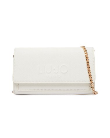 Pochette LIU JO imprimé Saffiano avec bandoulière chaine LIU JO - 6