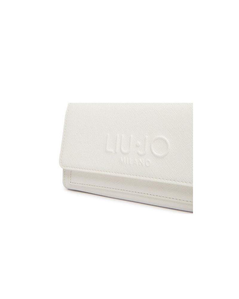 Pochette LIU JO imprimé Saffiano avec bandoulière chaine LIU JO - 8
