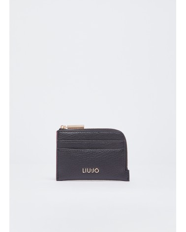 Porte-cartes zippé LIU JO effet cuir foulonné LIU JO - 5
