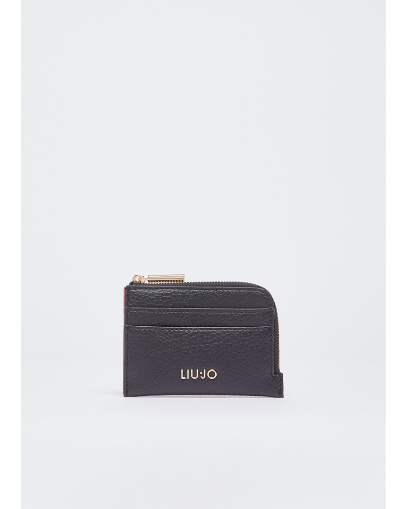 Porte-cartes zippé LIU JO effet cuir foulonné LIU JO - 5