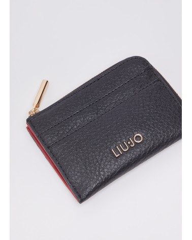 Porte-cartes zippé LIU JO effet cuir foulonné LIU JO - 7