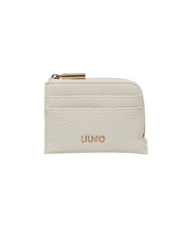 Porte-cartes zippé LIU JO effet cuir foulonné LIU JO - 1