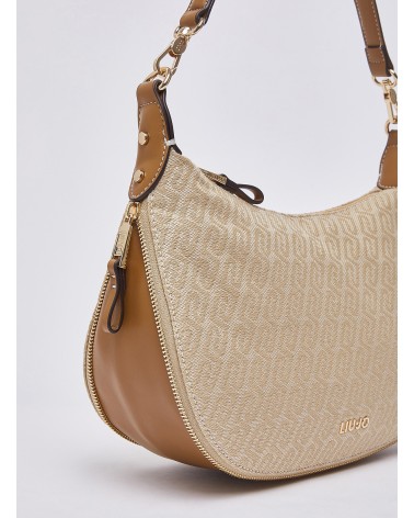 Sac porté épaule moyen LIU JO jacquard logo LIU JO - 5