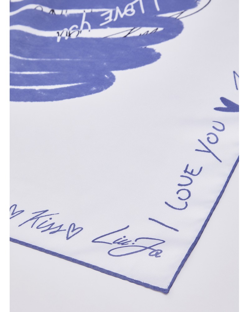 Foulard imprimé cœur LIU JO Better 70x70 LIU JO - 4