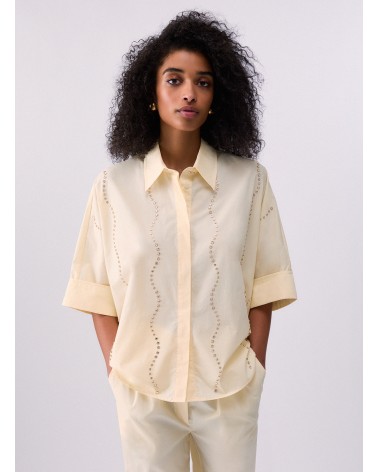 Chemise LIU JO popeline applications bijoux LIU JO - 1