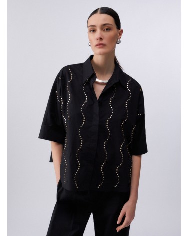 Chemise LIU JO popeline applications bijoux LIU JO - 8