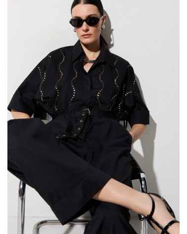 Chemise LIU JO popeline applications bijoux LIU JO - 11