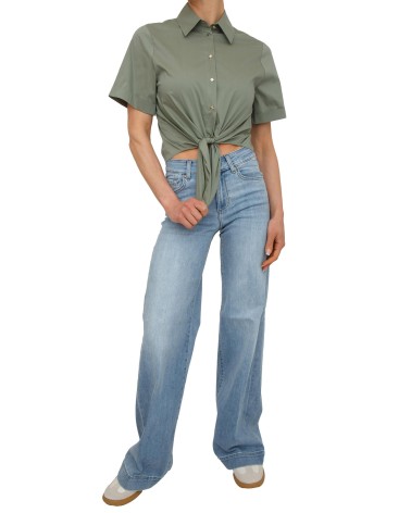 Chemise cropped LIU JO avec nœud LIU JO - 5