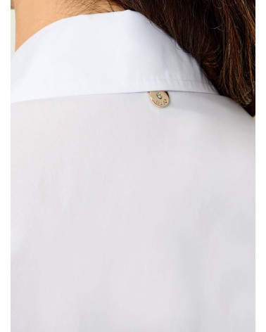 Chemise oversize popeline LIU JO coton avec boutons dorés LIU JO - 5