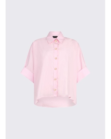 Chemise oversize popeline LIU JO coton avec boutons dorés LIU JO - 12